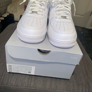 All White Nike Air Force 1 *Never Worn* Size 11